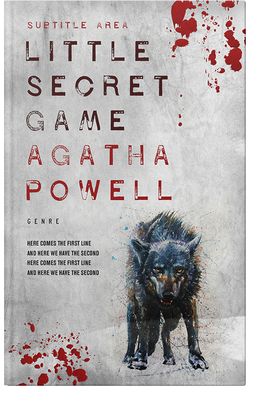 Front view of Premade Horror Book Cover - Alto