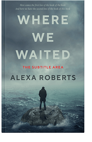 Pre Made Book Cover Slate Gray