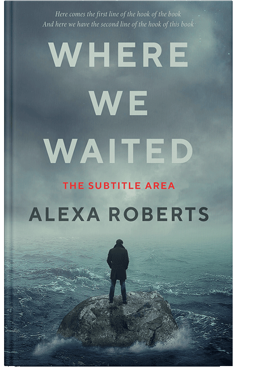 Front view of Slate Gray #4354 - Premade Mystery & Thriller & Suspense Book Cover