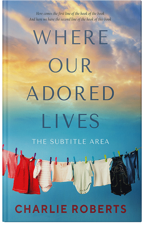 Front view of Yuma #4355 - Premade Literary Fiction Book Cover