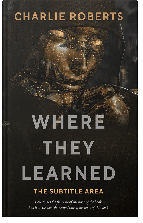 Front view of Premade Science Fiction Book Cover - Night Rider