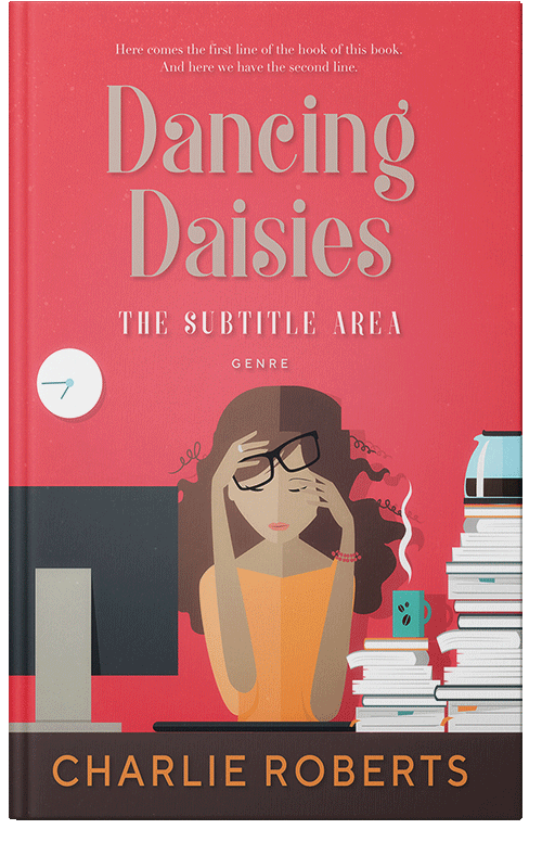 Front view of Premade Self-Improvement & Self-Help Book Cover - Mandy