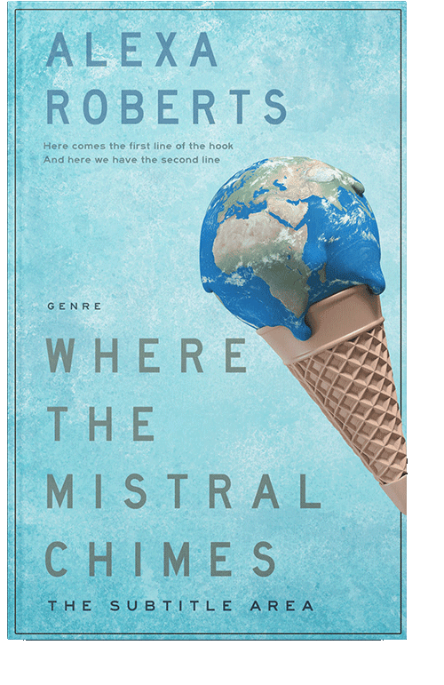 Front view of Morning Glory #4388 - Premade Mystery & Thriller & Suspense Book Cover