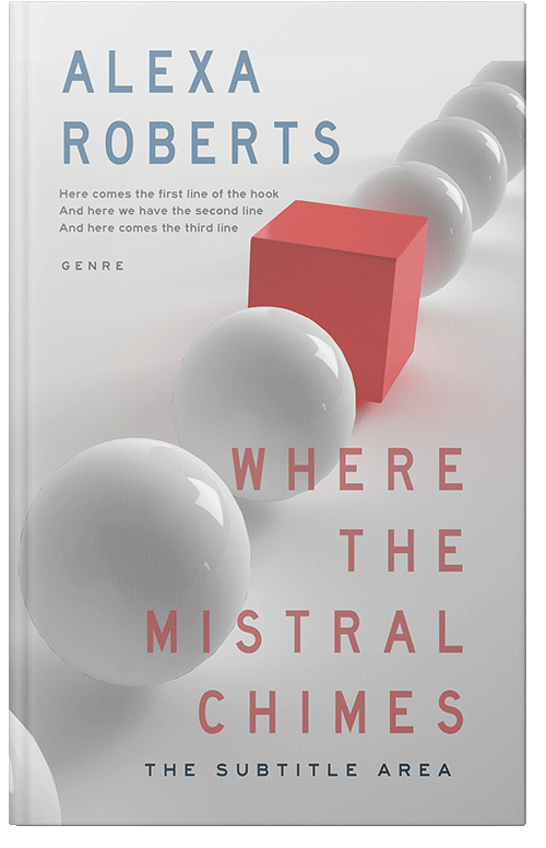 Front view of Swiss Coffee #4389 - Premade Science Fiction Book Cover