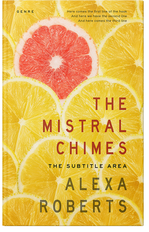 Front view of Premade Self-Improvement & Self-Help Book Cover - Saffron