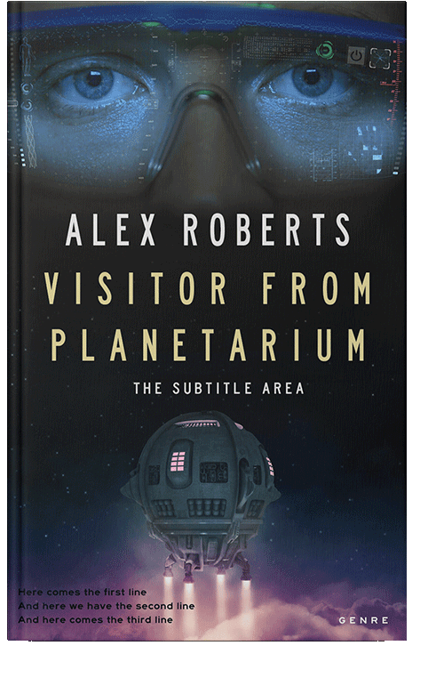 Front view of Bunker #4402 - Premade Science Fiction Book Cover