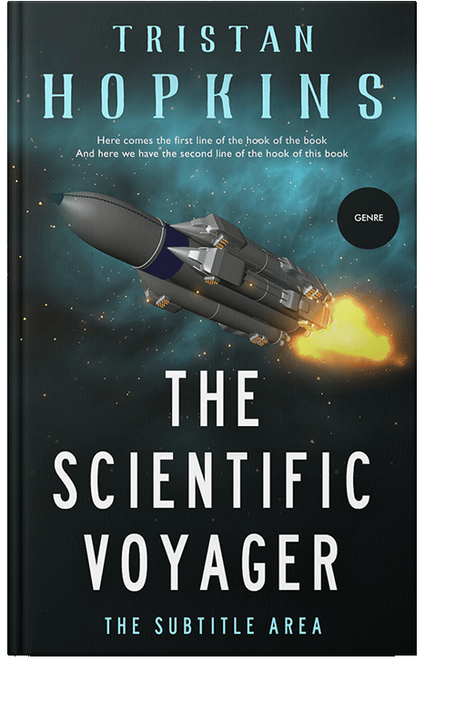 Front view of Bunker #4410 - Premade Science Fiction Book Cover