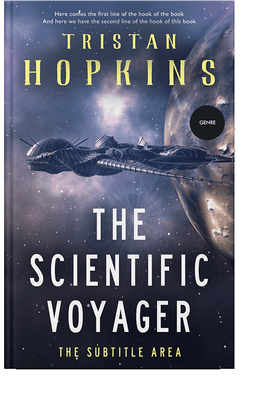 Front view of Fiord #4411 - Premade Science Fiction Book Cover | BookCoverZone