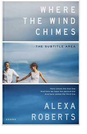 Pre Made Book Cover Glacier