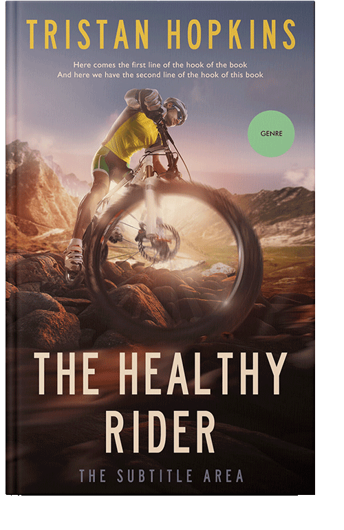 Front view of Cocoa Brown #4414 - Premade Action & Adventure Book Cover