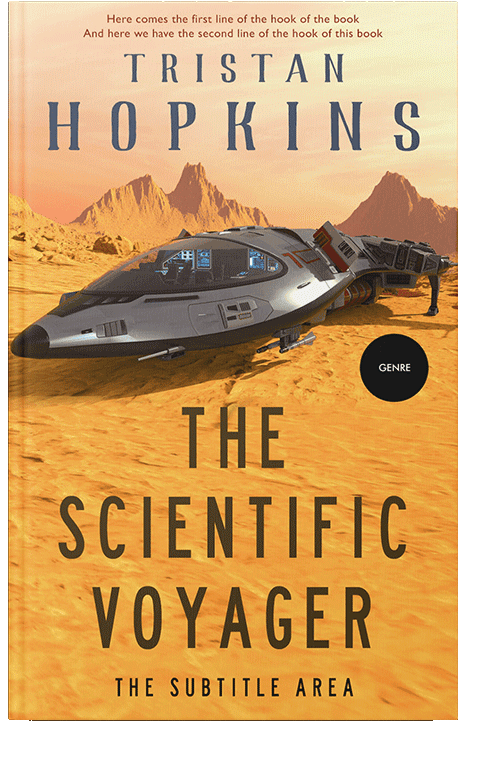 Front view of Casablanca #4416 - Premade Science Fiction Book Cover