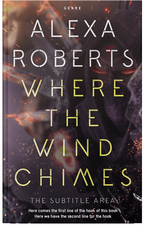 Front view of Thunder #4438 - Premade Science Fiction Book Cover