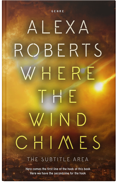 Front view of Premade Mystery & Thriller & Suspense Book Cover - Raw Umber