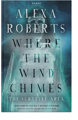 Pre Made Book Cover Smalt Blue