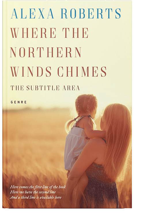 Front view of Citrine White #4446 - Premade Romance Book Cover