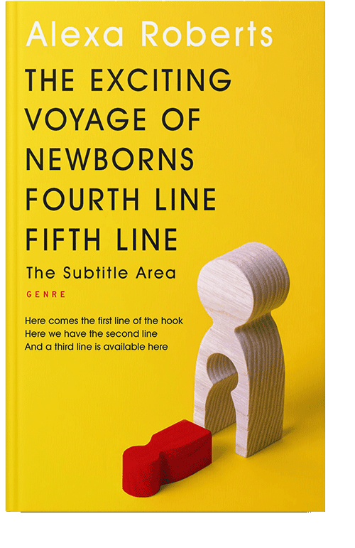 Front view of Gold #4448 - Premade Health & Mind & Body Book Cover