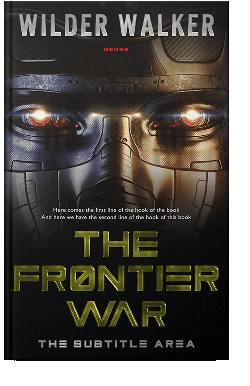 Front view of Mongoose #4460 - Premade Science Fiction Book Cover