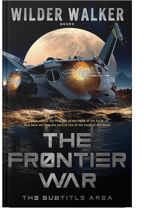 Front view of Rodeo Dust #4462 - Premade Science Fiction Book Cover