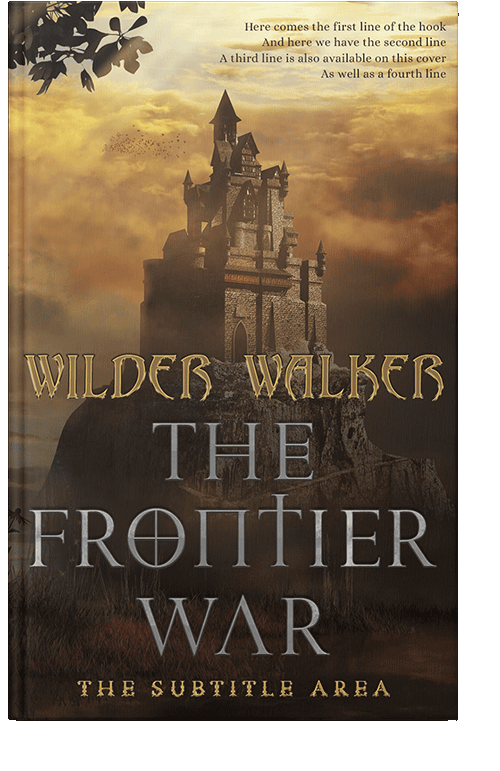 Front view of Laser #4465 - Premade Fantasy Book Cover