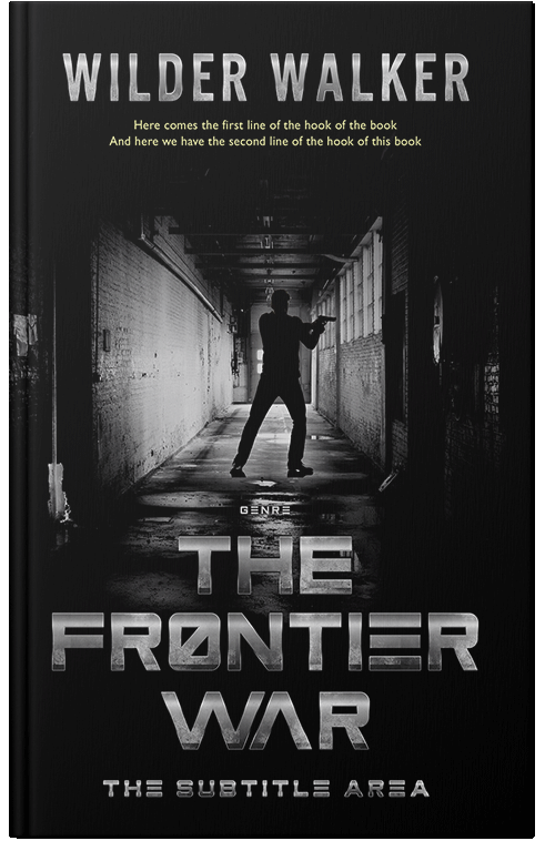 Front view of Silver Chalice #4474 - Premade Mystery & Thriller & Suspense Book Cover