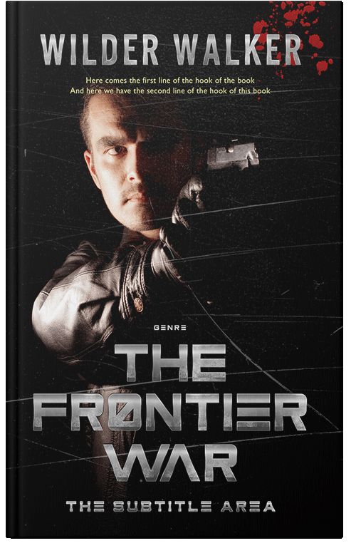 Front view of Premade Mystery & Thriller & Suspense Book Cover - Silk