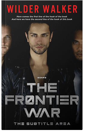 Pre Made Book Cover Sandrift