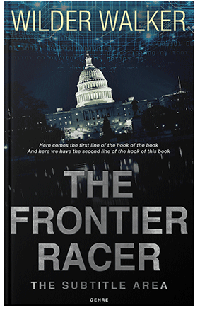 Pre Made Book Cover Mist Gray