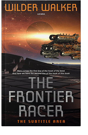 Pre Made Book Cover Antique Brass