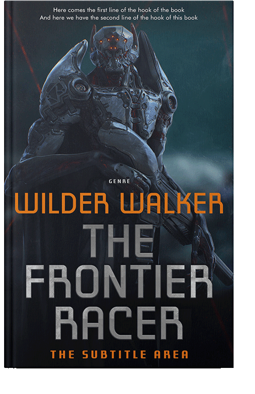 Front view of Mirage #4495 - Premade Science Fiction Book Cover