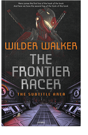 Pre Made Book Cover Cod Gray