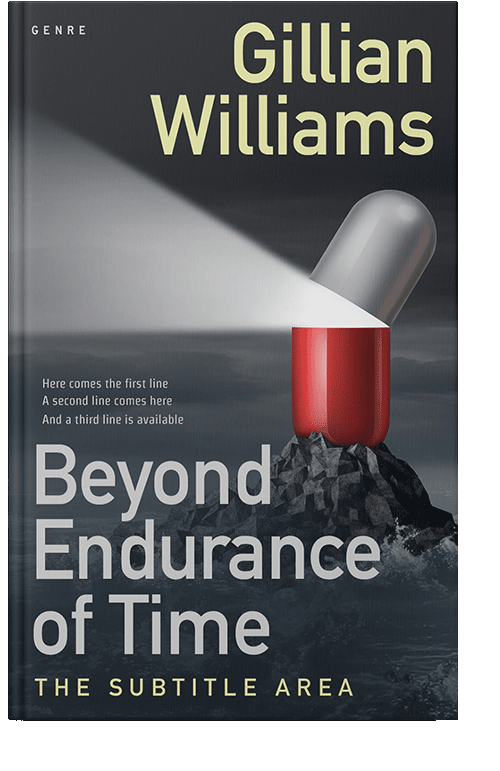 Front view of Charade #4512 - Premade Health & Mind & Body Book Cover