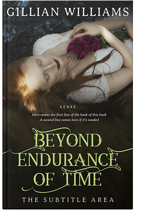 Pre Made Book Cover Heathered Gray