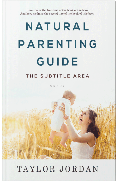 Front view of Premade Family & Parenting Book Cover - Merino
