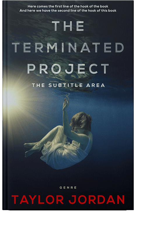 Front view of Ebony #4535 - Premade Mystery & Thriller & Suspense Book Cover