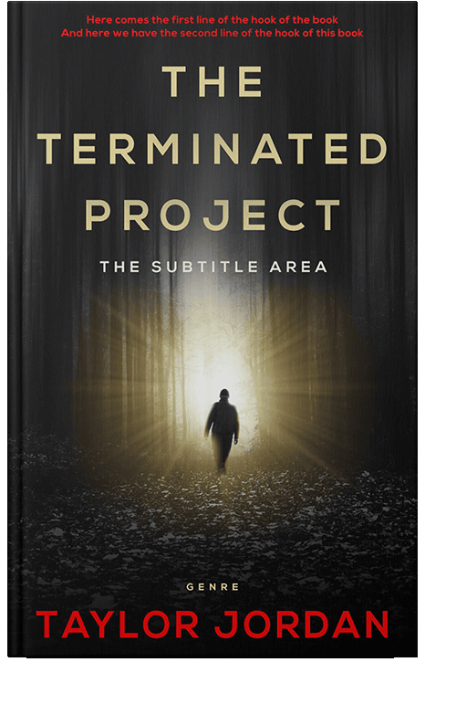 Front view of Cod Gray #4538 - Premade Mystery & Thriller & Suspense Book Cover