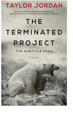 Pre Made Book Cover Ash