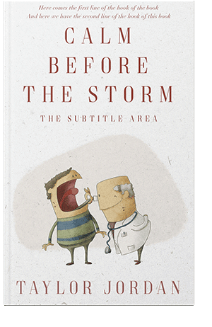 Pre Made Book Cover Pampas