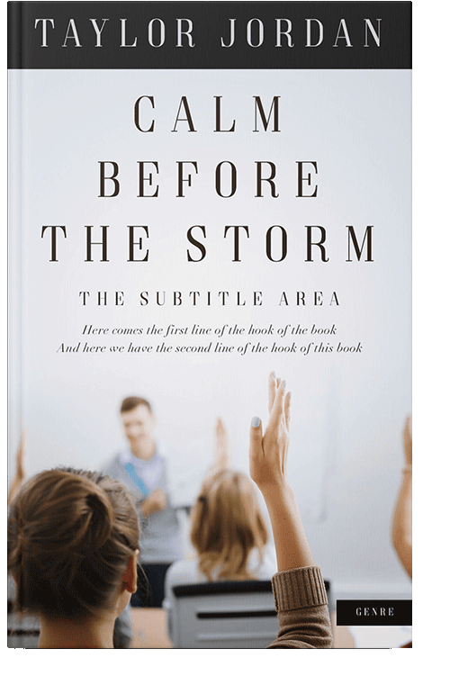 Front view of Zeus #4562 - Premade Business Book Cover