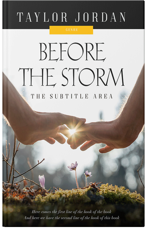 Front view of Taupe #4564 - Premade Nature Book Cover