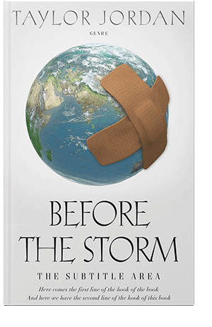 Pre Made Book Cover Desert Storm