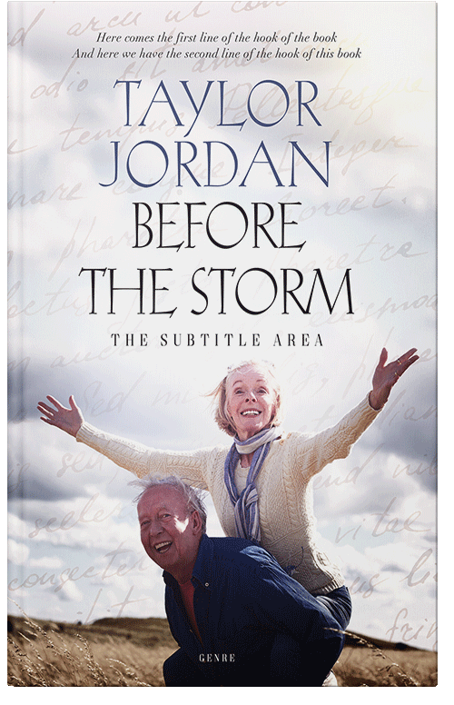 Front view of Premade Romance Book Cover - Bon Jour