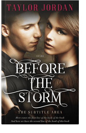 Pre Made Book Cover Tan