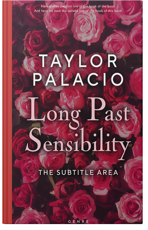 Front view of Claret #4575 - Premade Romance Book Cover