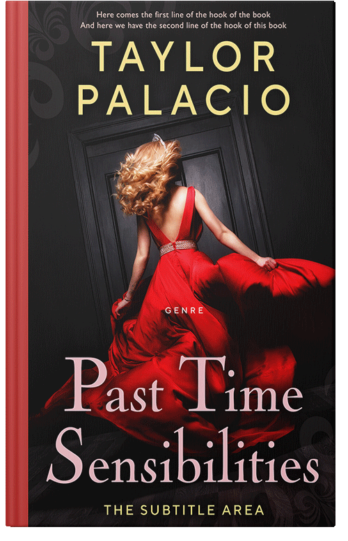 Front view of Premade Romance Book Cover - Roman