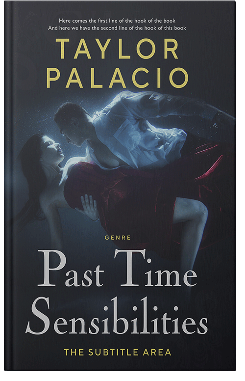 Front view of Premade Romance Book Cover - Shark