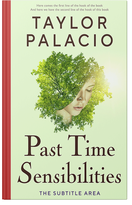 Front view of Premade Poetry Book Cover - Feta