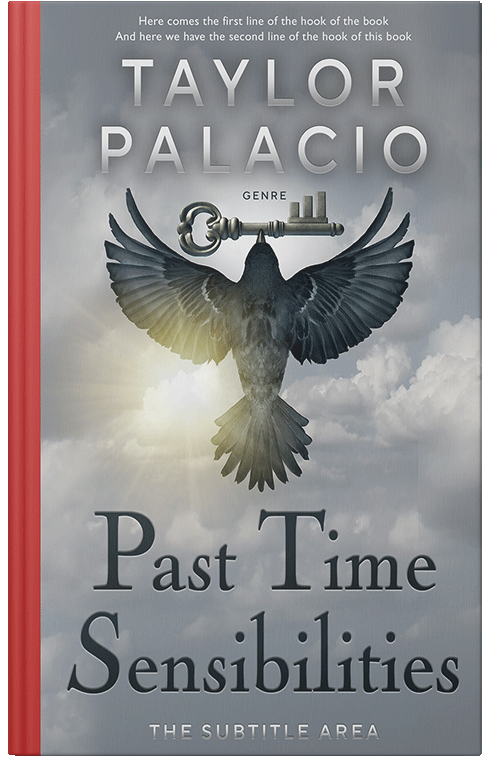 Front view of Oslo Gray #4596 - Premade Self-Improvement & Self-Help Book Cover