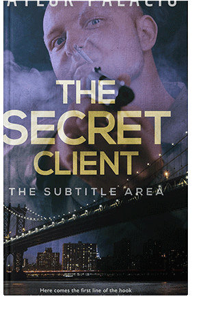 Pre Made Book Cover Ebony Clay