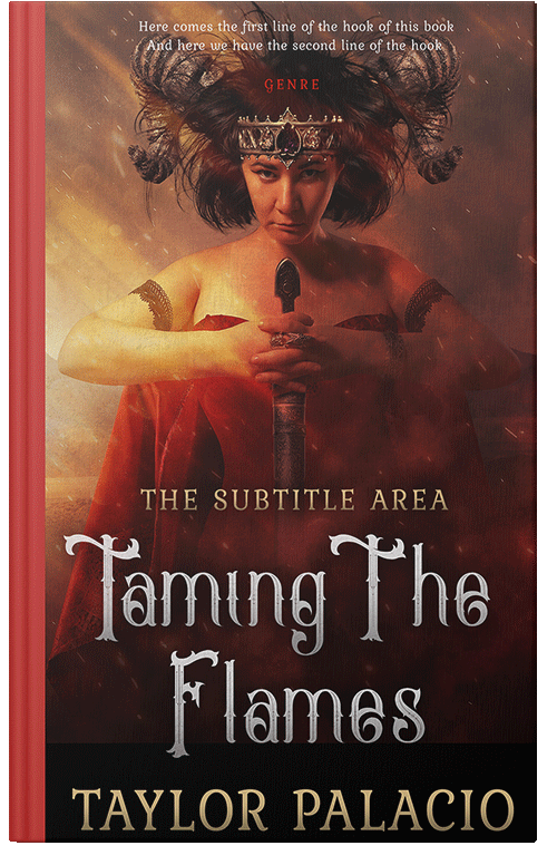 Front view of Coffee Bean #4610 - Premade Fantasy Book Cover