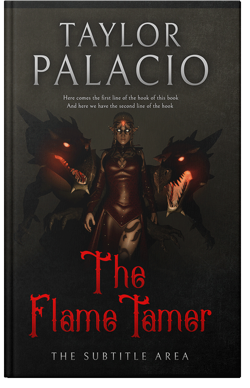 Front view of Zeus #4617 - Premade Fantasy Book Cover